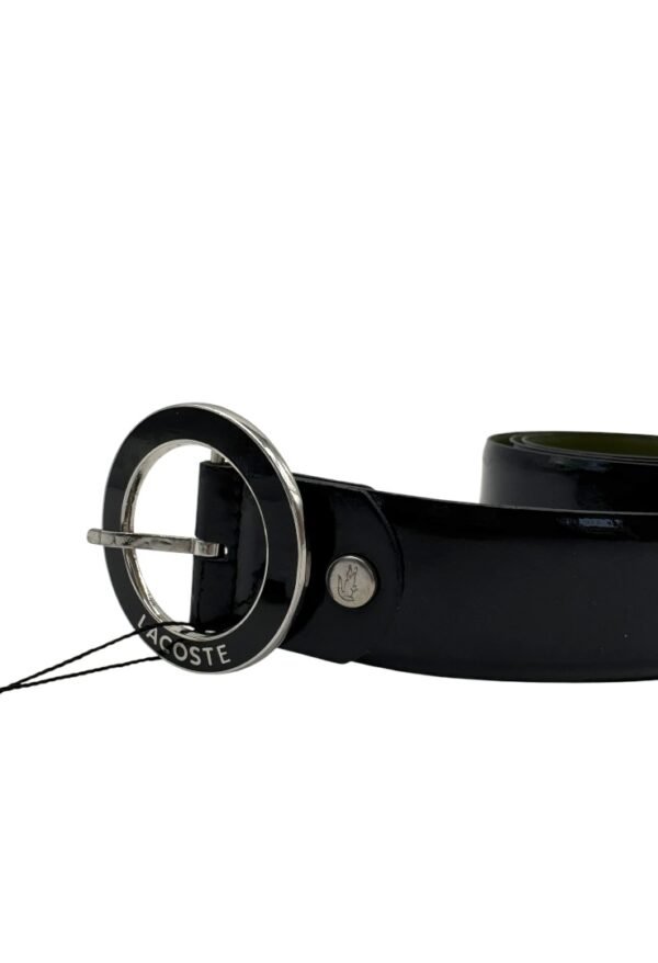LACOSTE - PATENT LEATHER BELT - Image 9
